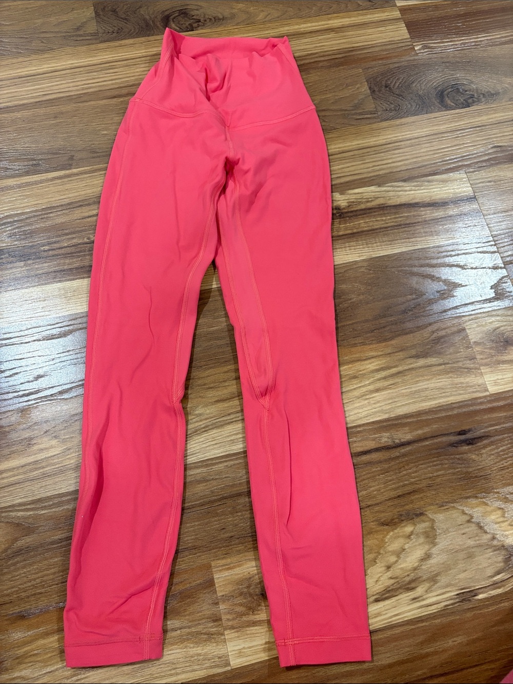Lululemon High-Rise Coral Pink Active Leggings woman’s 0 girls 10/12 NWOT